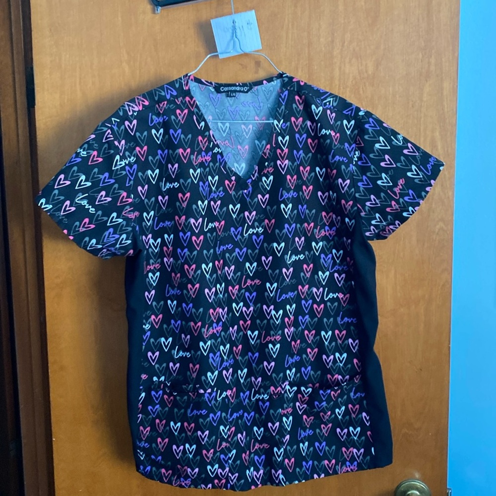 Large scrub top